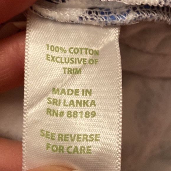 LILLY PULITZER Mitzie Fallin In Love Seashell Textured Cotton Slim Pants - Picture 11 of 13